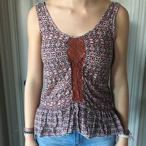 Cute floral tank top